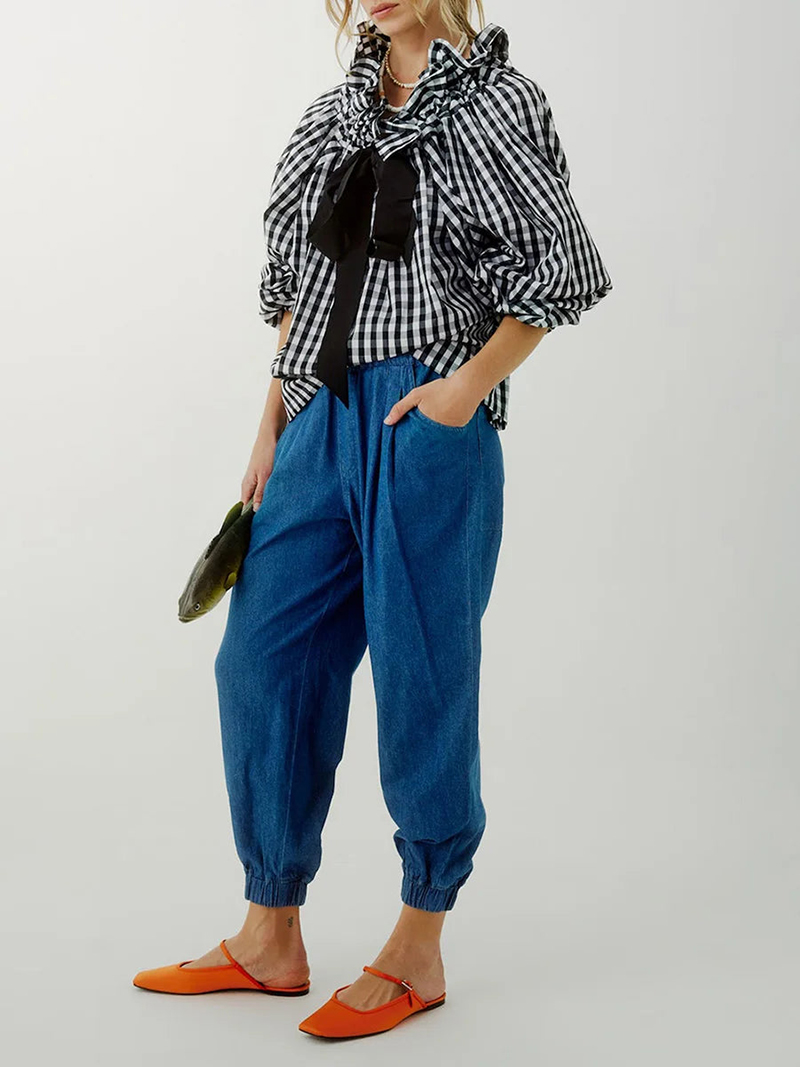 Bellarine Puffed Cotton Blouse(BUY 2 FREE SHIPPING)