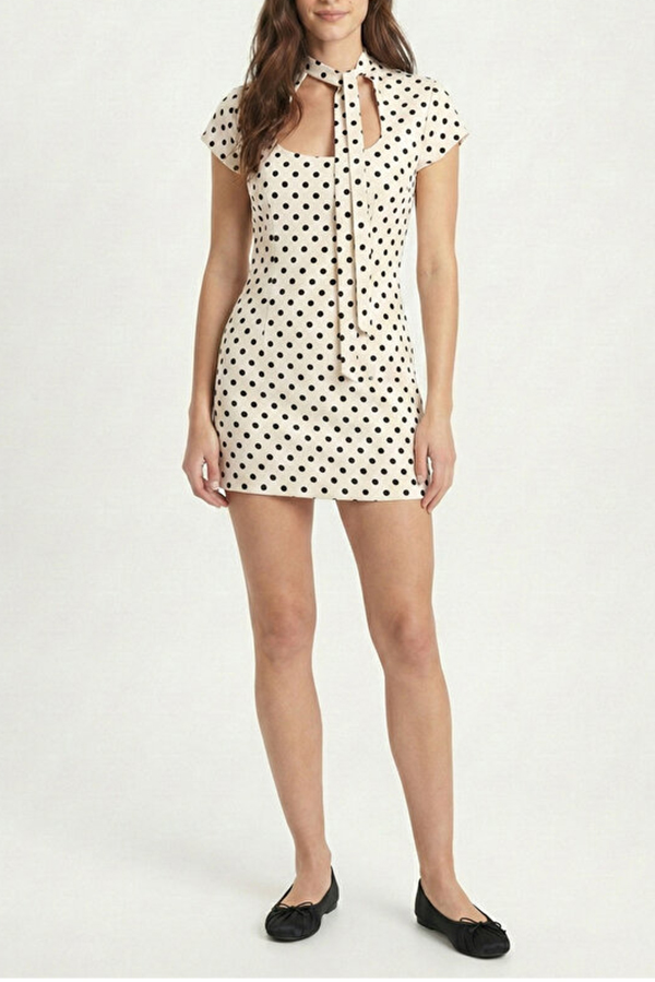 Polka Dot Mini Dress