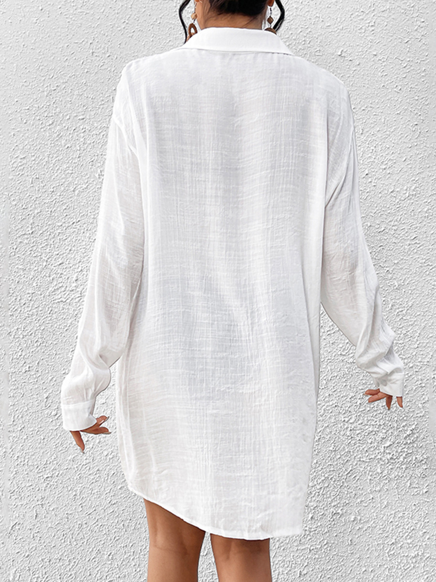 Women's Button Long Sleeve Lapel Shirt(BUY 2 FREE SHIPPING)