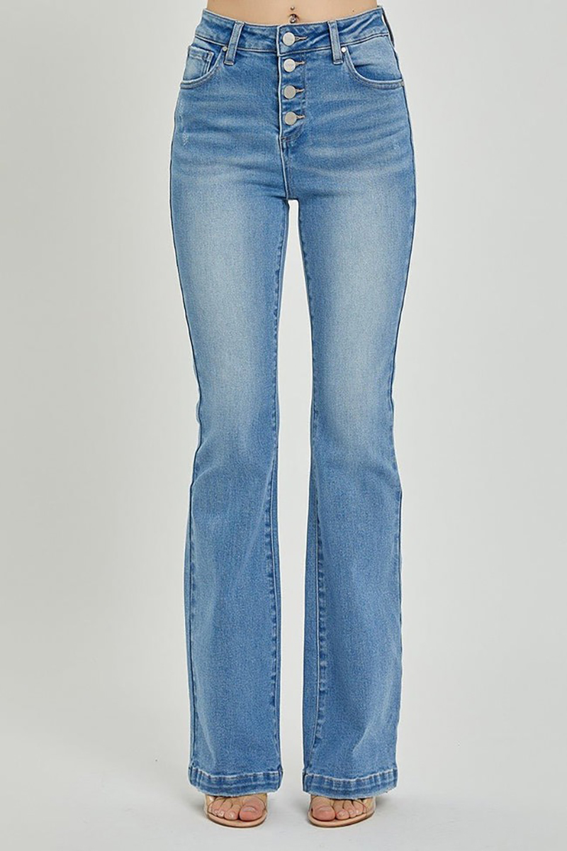 🔥HOT SALE🔥High Rise Button Fly Jeans(BUY 2 FREE SHIPPING)