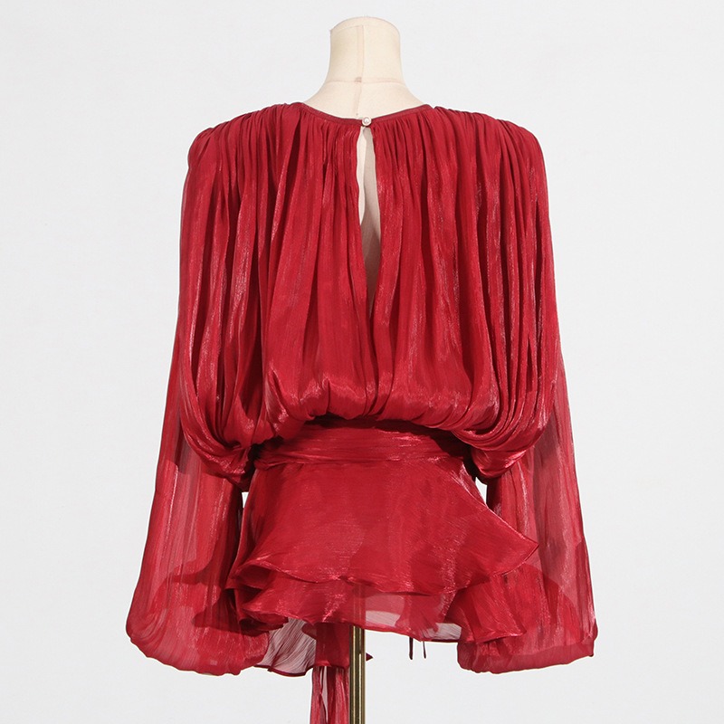 🔥HOT SALE🔥Ruffled Ruffle Hem Mini Dress