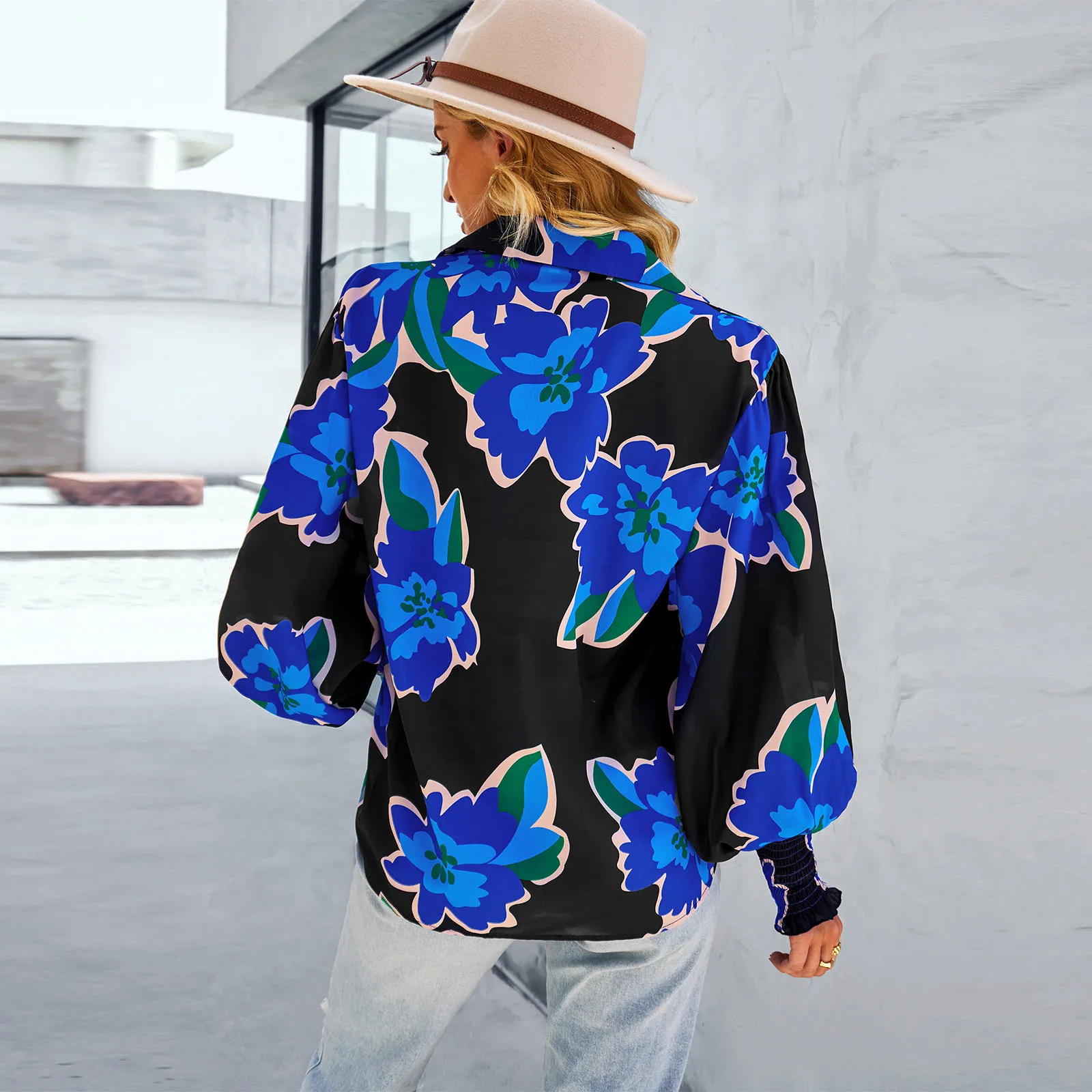 2023 NEW LADIES LONG SLEEVE PRINTED SHIRT