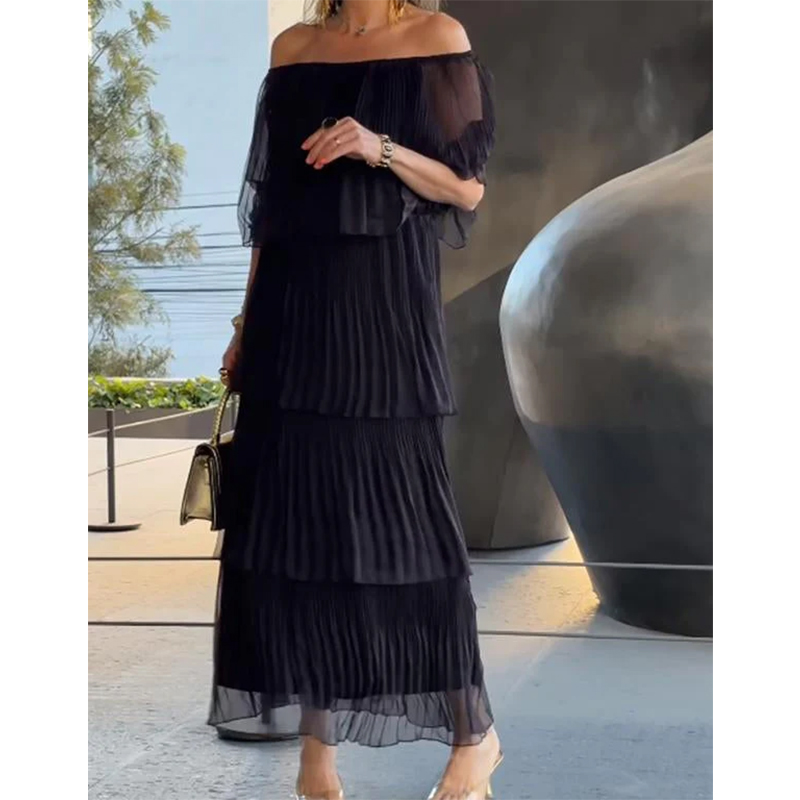 🔥🔥🔥🔥ELEGANT CHIFFON CAKE LONG GRESS(BUY 2 FREE SHIPPING)