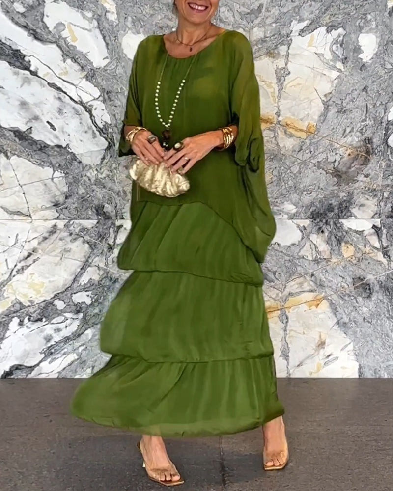 🔥HOT SALE🔥ARTISTIC STYLE LOOSE DRESS(BUY 2 FREE SHIPPING)