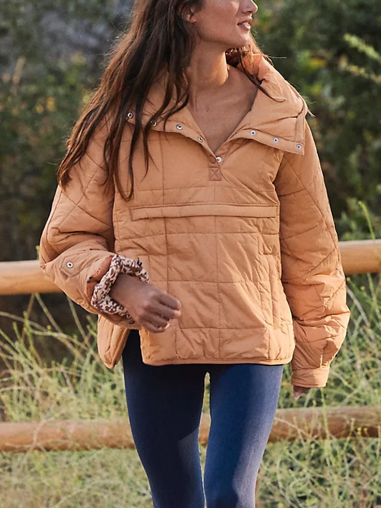 Packable Pullover Puffer Jacket