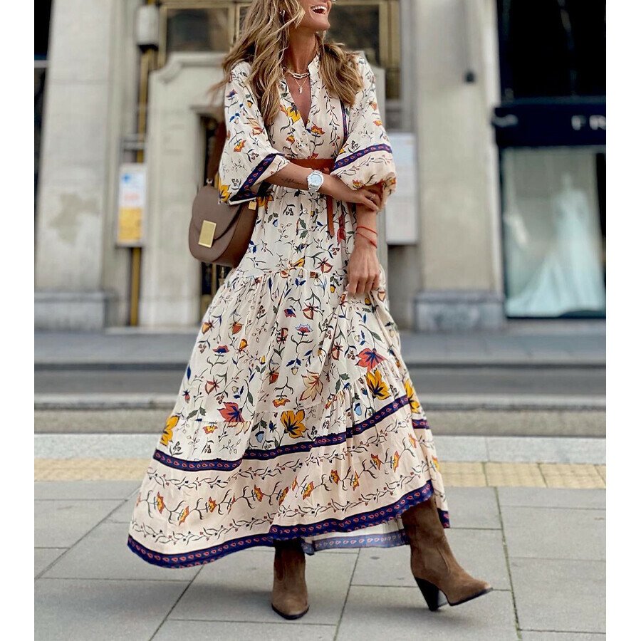 Summer Casual Printed Dress