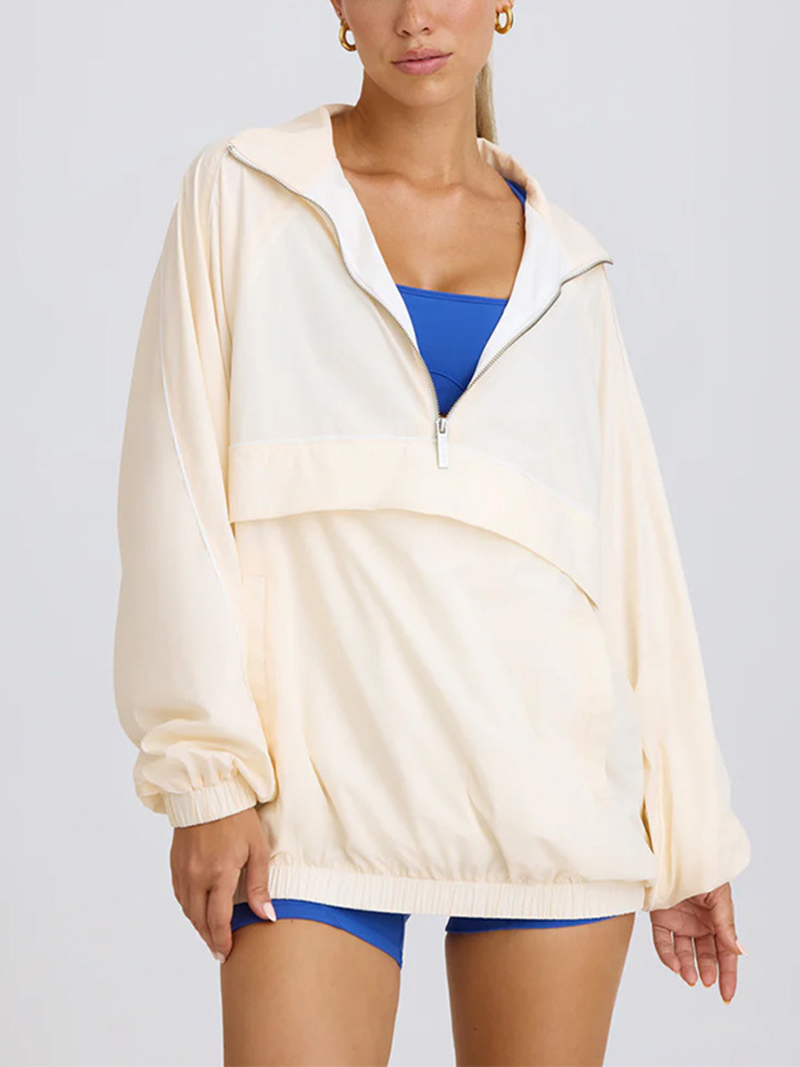 Quarter-Zip Windbreaker with UV Protection(BUY 2 FREE SHIPPING)