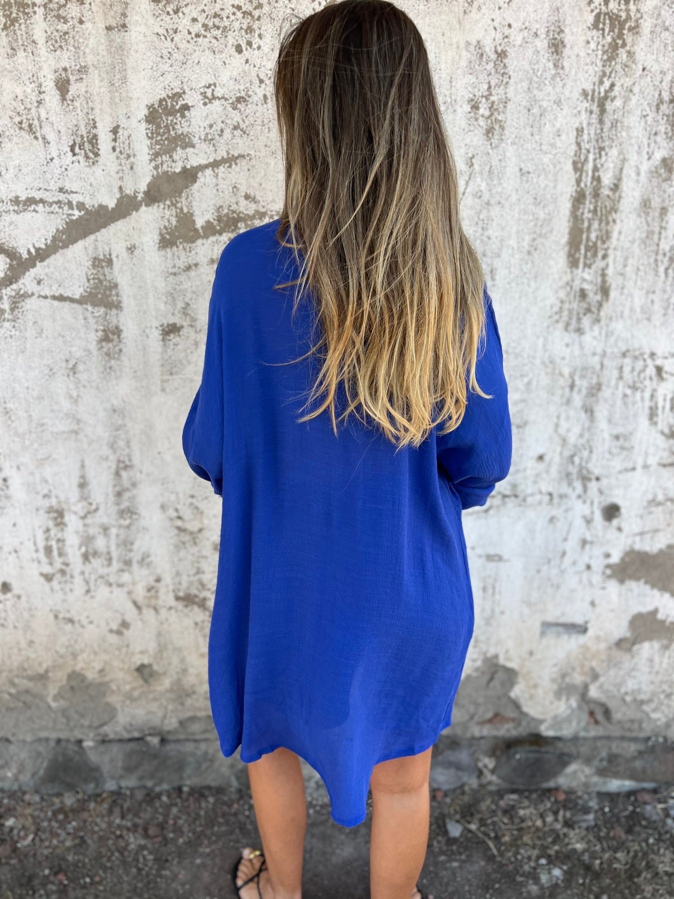 Solid Color Loose Shirt And Shorts Two-Piece Set