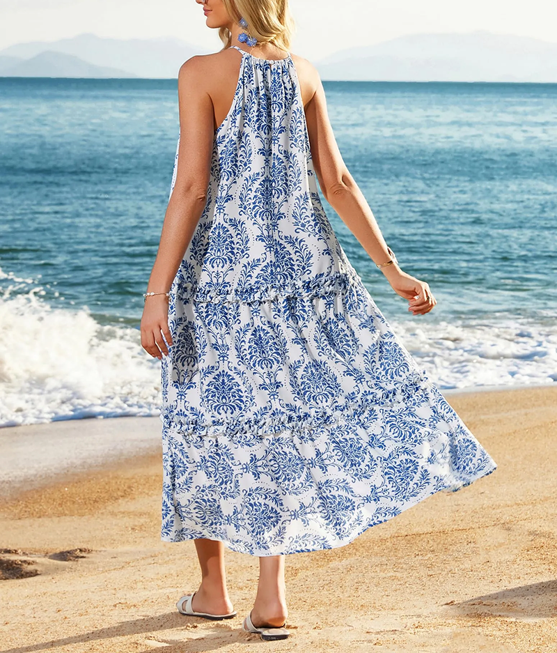 ✨WOMEN'S ELEGANT HOLLOWER OUT WAIST A LINE SPAGHETTI STRAPS DRESS (BUY 2 FREE SHIPPING)