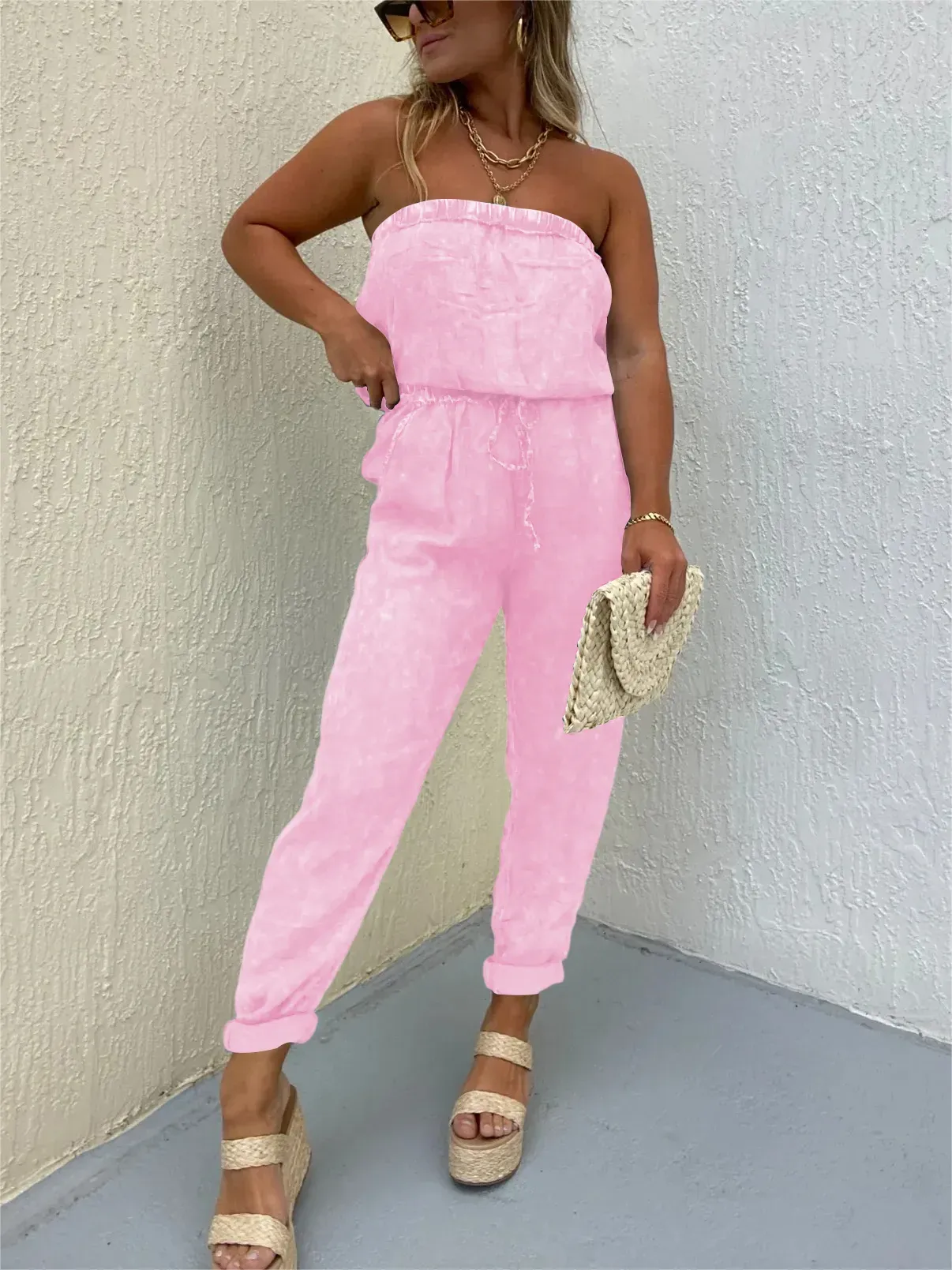 🔥🔥🔥🔥WOMEN'S STRAPLESS DENIM JUMPSUIT