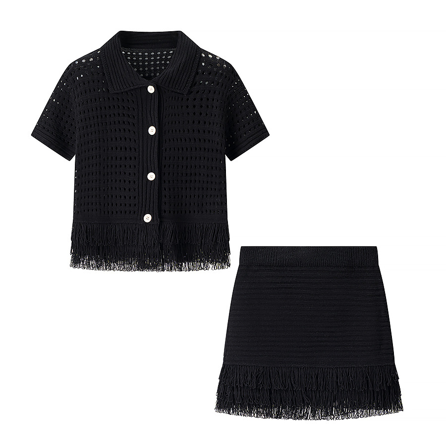 Women's Crochet Knit Fringe Two-Piece Set(BUY 2 FREE SHIPPING)