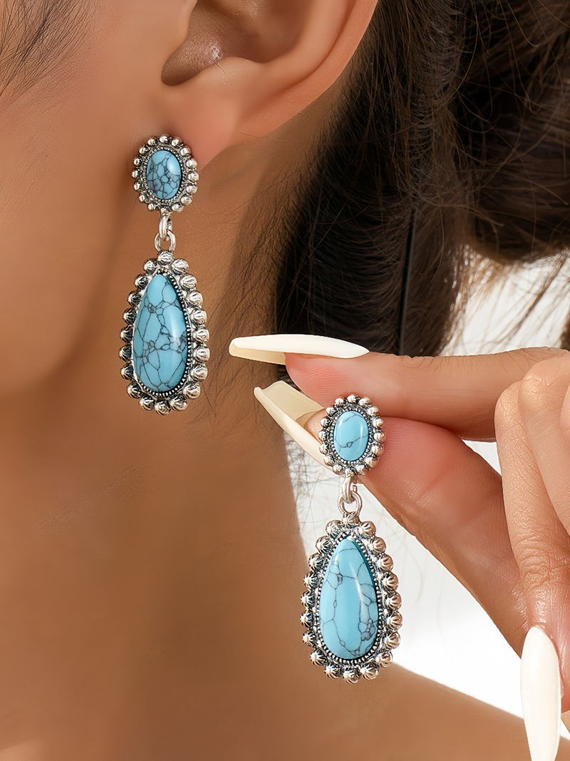 Vintage Boho Turquoise Earrings(BUY 2 FREE SHIPPING)