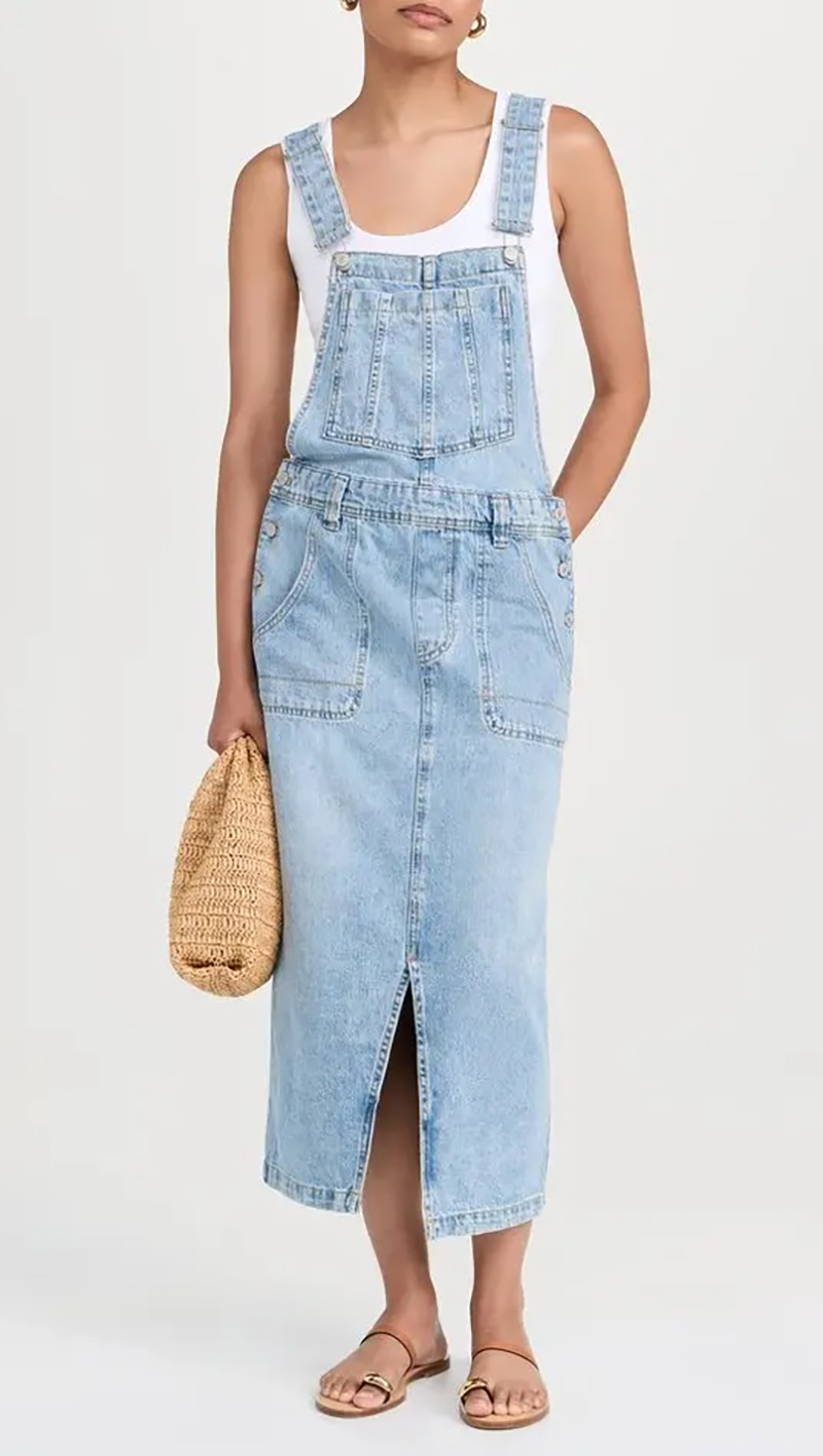🔥HOT SALE🔥Denim overalls skirt