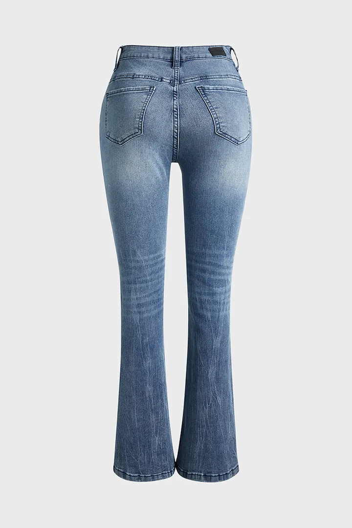 Midiross Vintage Ripped Flare Jeans