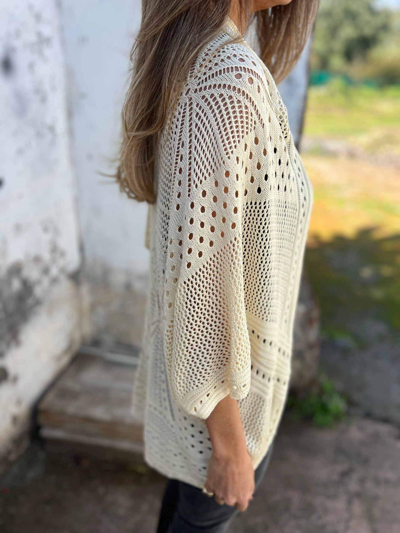 Hollow Half Sleeve Cardigan(Buy 2 Free Shipping)