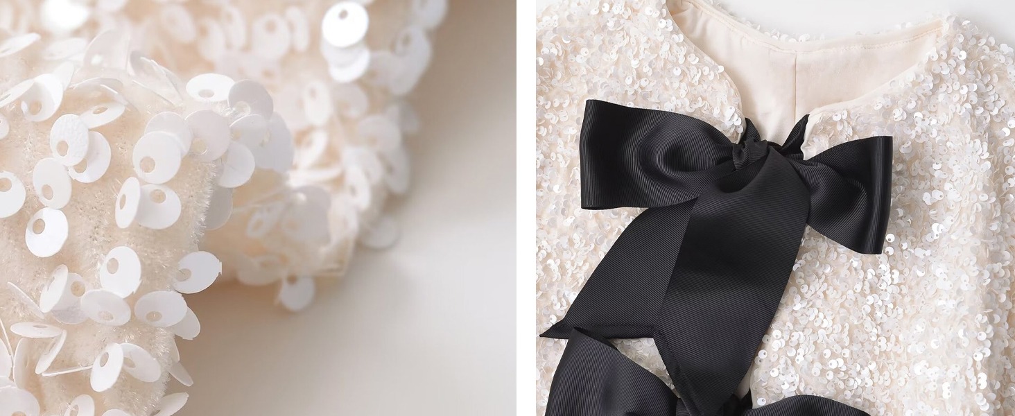 🔥HOT SALE🔥Women's Casual Sequin Jackets Bow Coats Sparkling Holiday Party Y2k Cropped Tops(BUY 2 FREE SHIPPING)