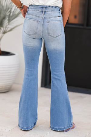 90S Vintgae HIGH RISE CURVY FLARE JEANS