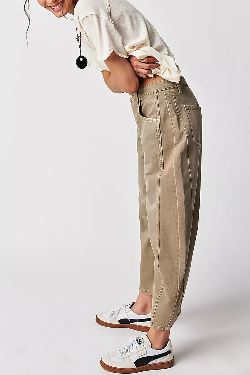 Mid low waist wide leg wide leg