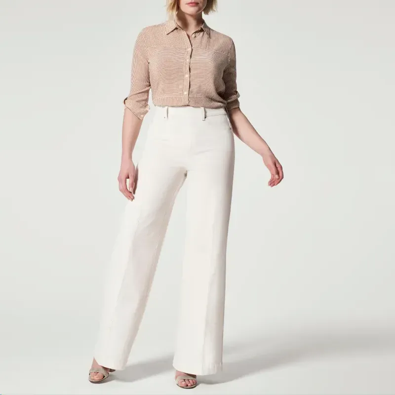 SEAMED FRONT WIDE LEG JEANS (BUY 2 FREE SHIPPING)