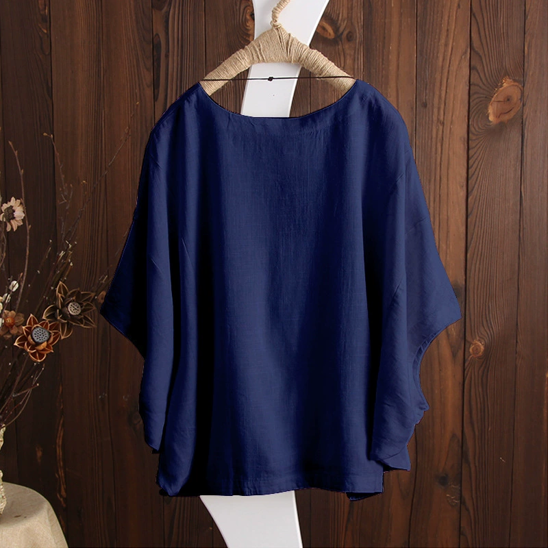 Solid Batwing Sleeve Loose T-Shirt (BUY 2 FREE SHIPPING)