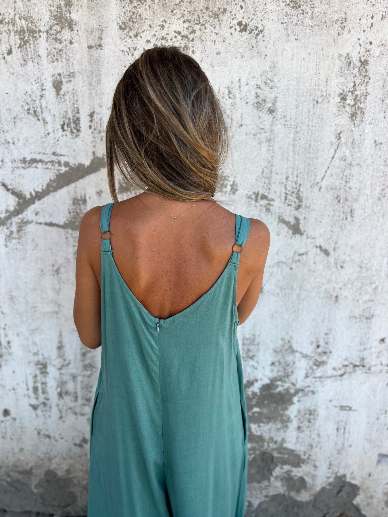 🔥HOT SALE🔥Adjustable Straps With Pocket Loose Jumpsuit