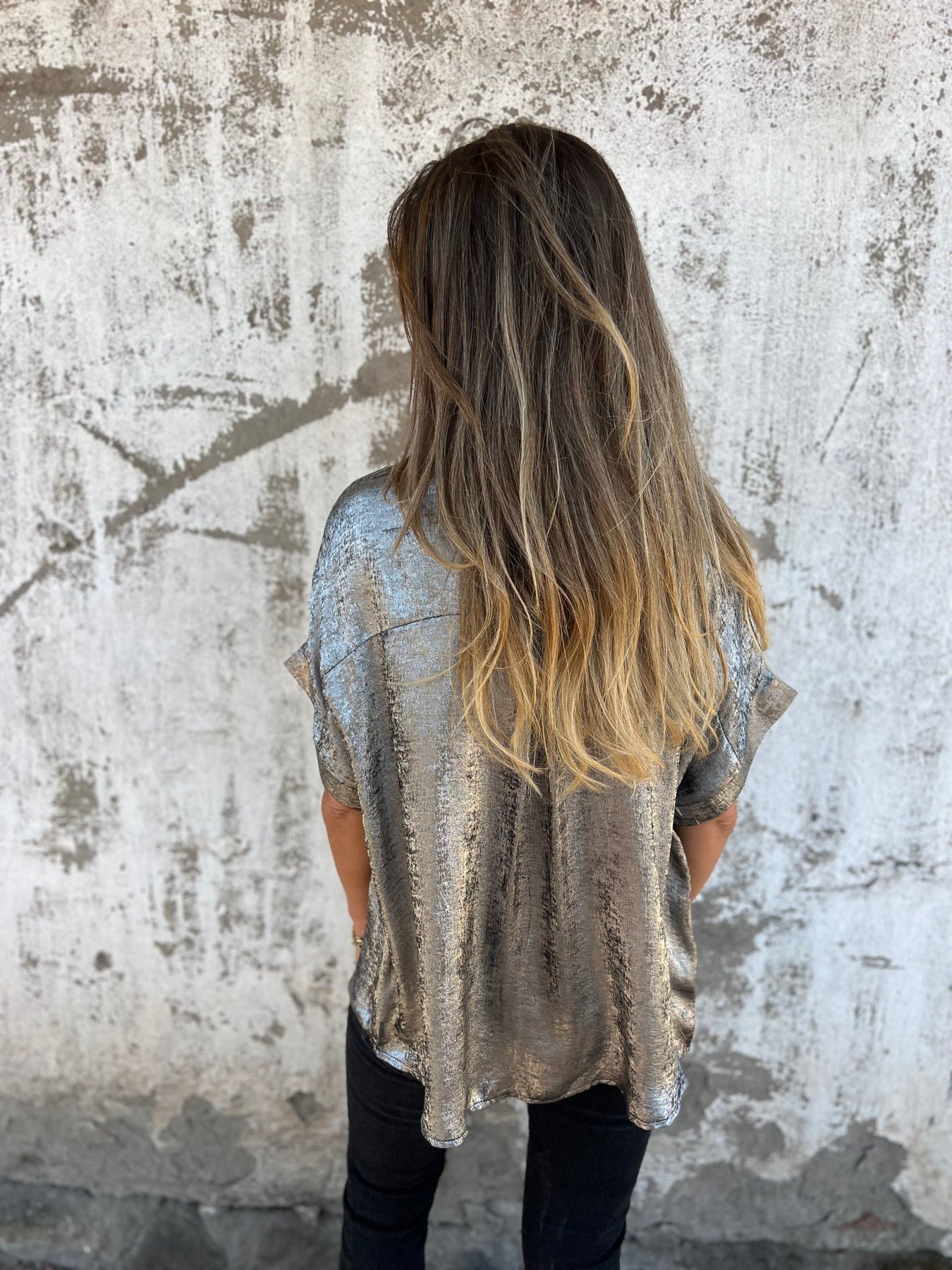 🔥HOT SALE🔥Loose Metallic Shirt(BUY 2 FREE SHIPPING)