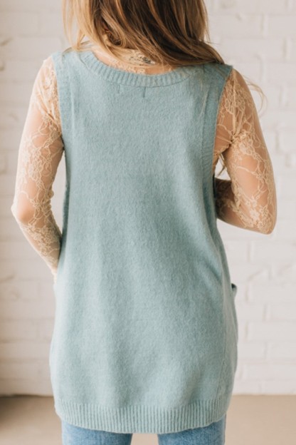 Cozy Pocket Sweater Vest