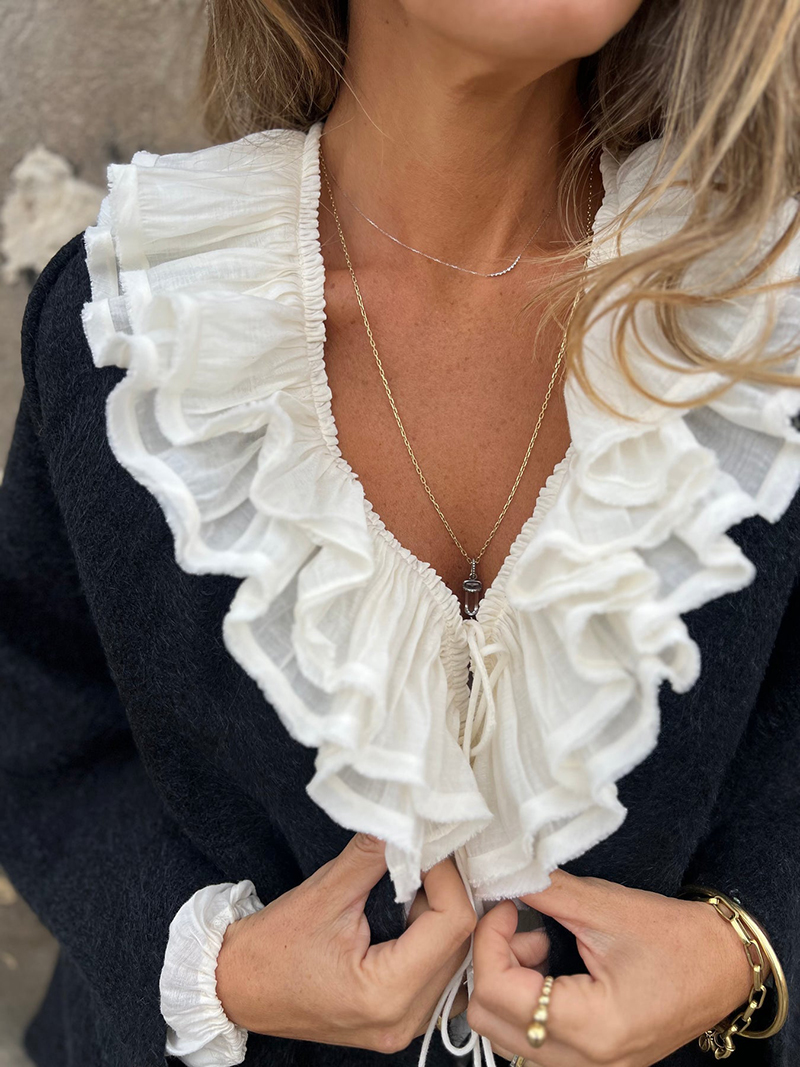 Loose Cropped Batwing Sleeve Button Jacket（BUY 2 FREE SHIPPING)