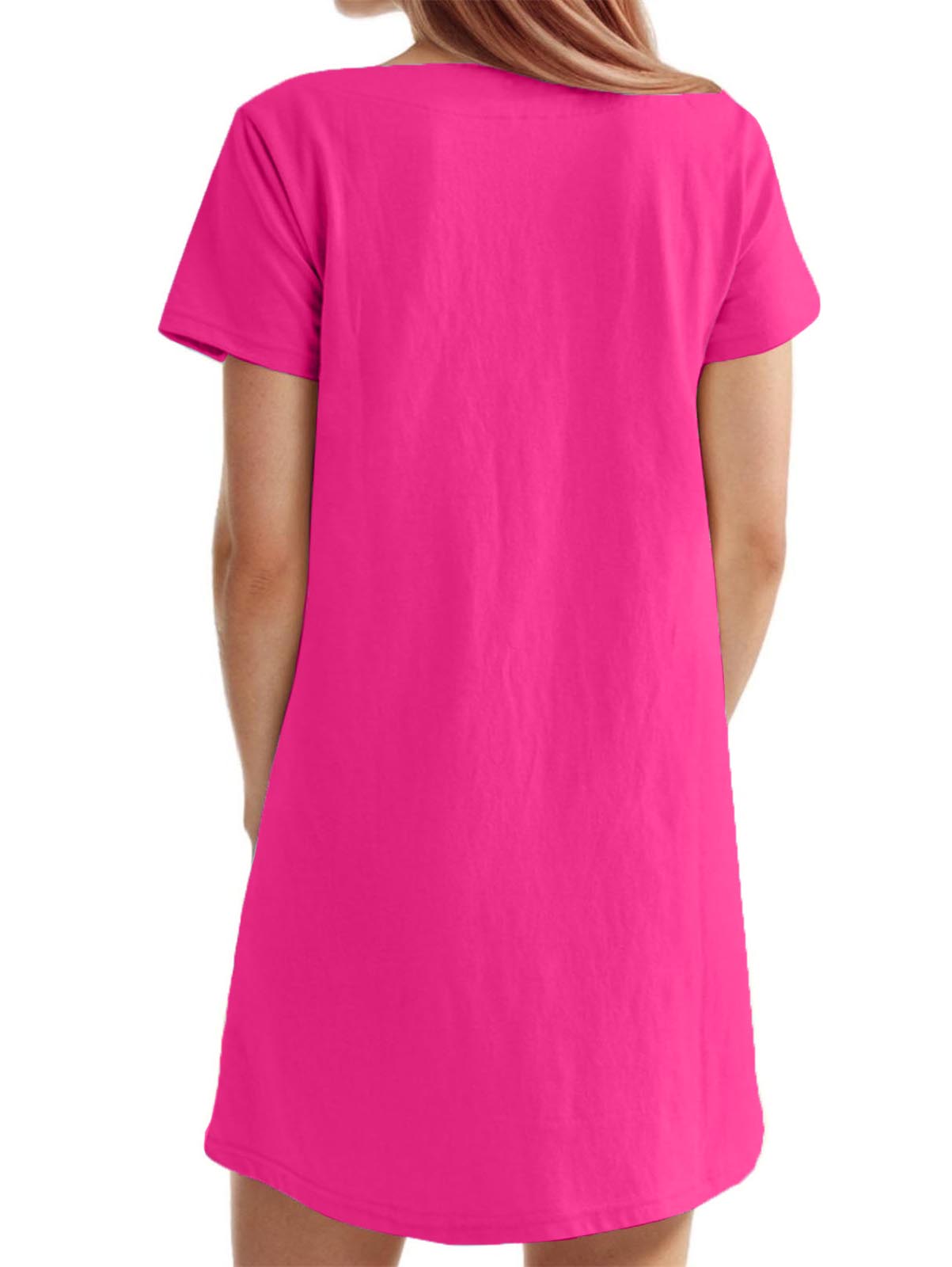 Women's Solid Square Neck Pocket Mini Dress (Buy 2 Free Shipping)