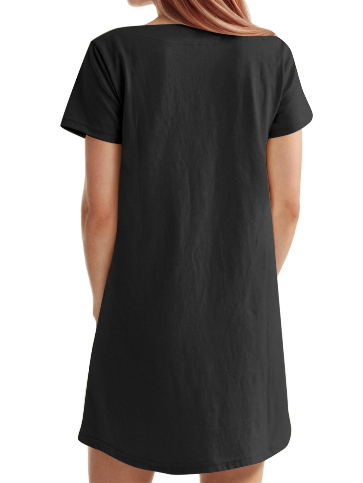 Women's Solid Square Neck Pocket Mini Dress (Buy 2 Free Shipping)