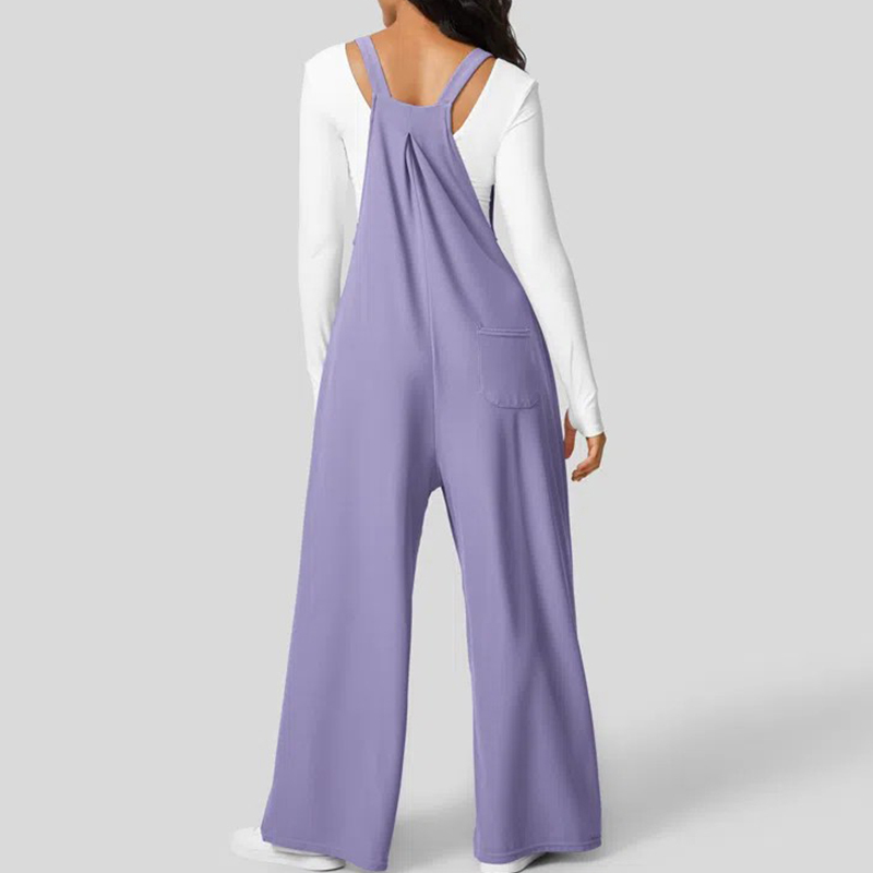 Adjustable Strap Button Multiple Pockets Plicated Waffle Casual Overalls.✨(Buy 2 Free Shipping)