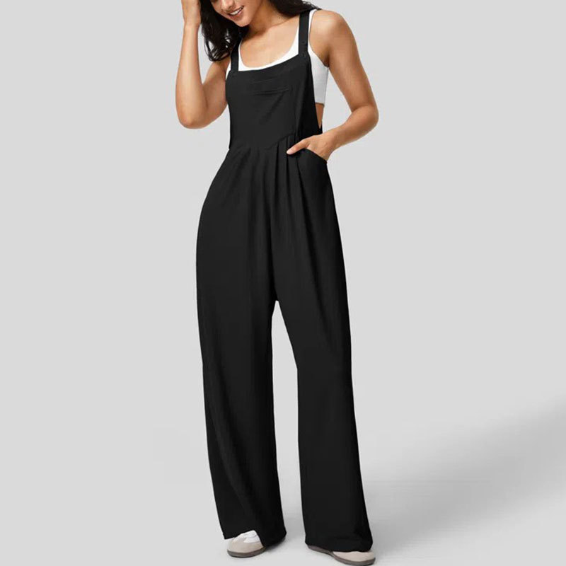 Adjustable Strap Button Multiple Pockets Plicated Waffle Casual Overalls.✨(Buy 2 Free Shipping)