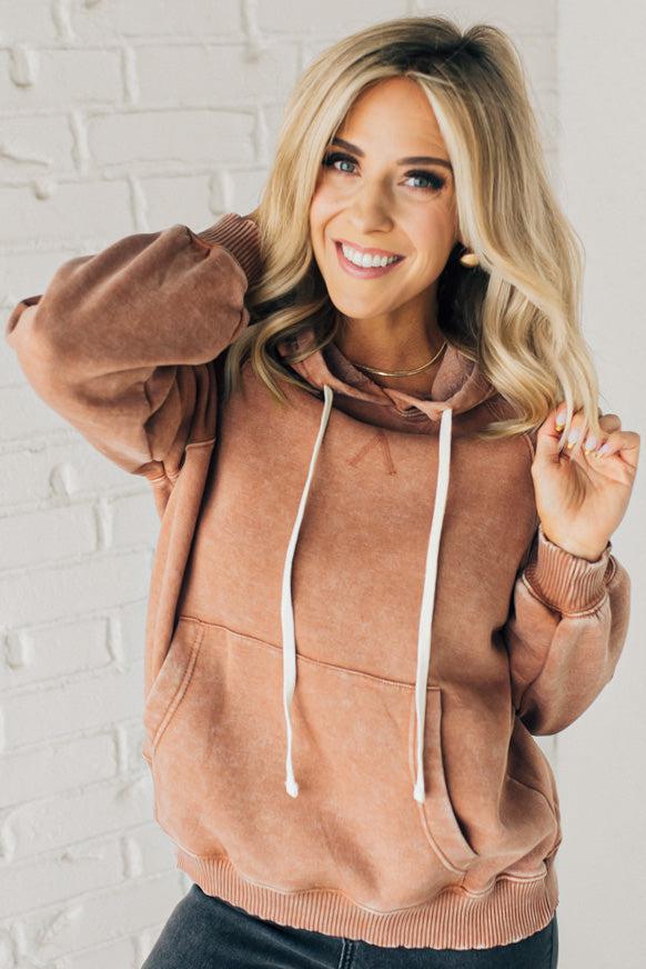 Acid Washed Fleece Hoodie（BUY 2 FREE SHIPPING)