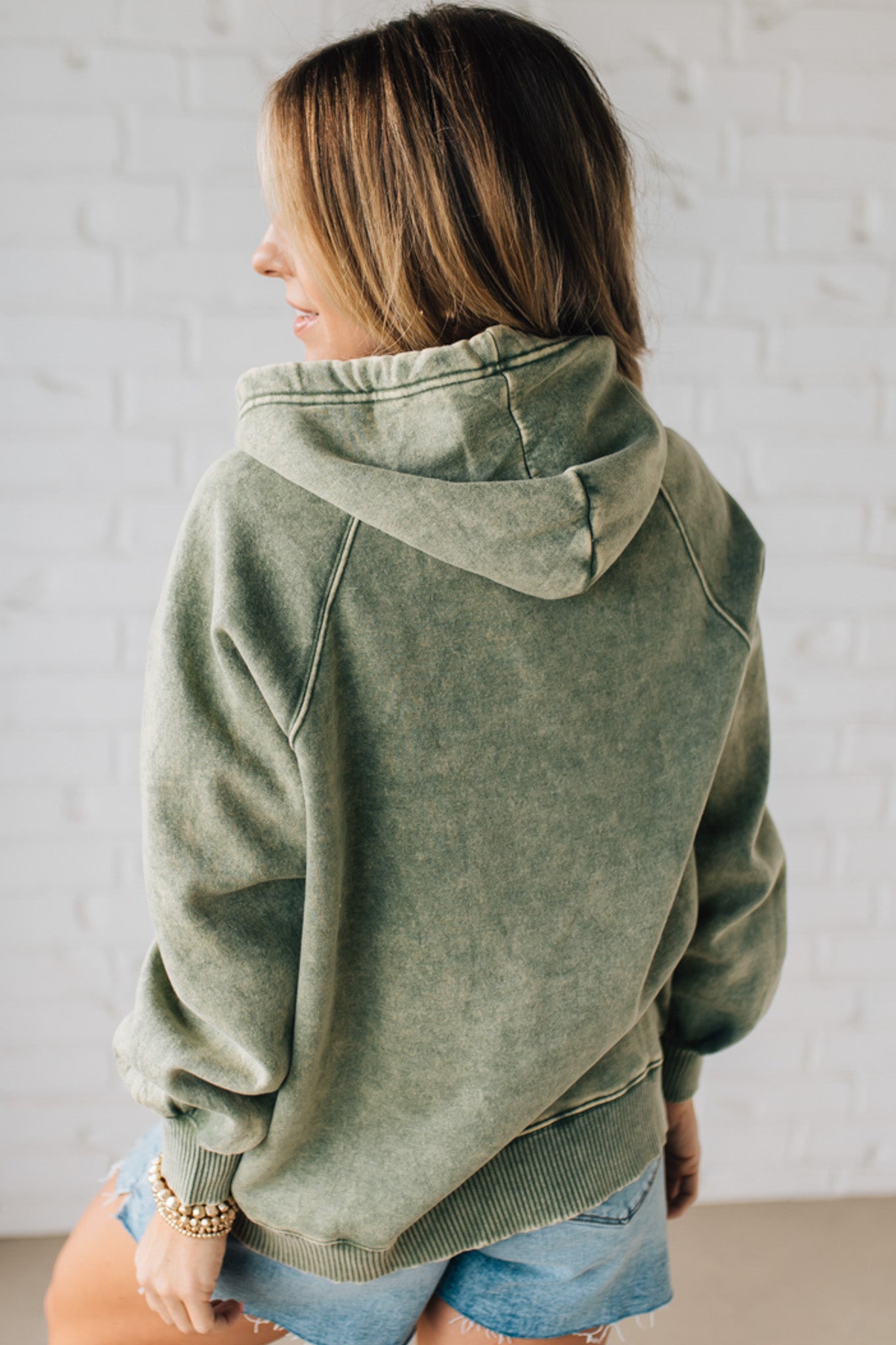 Acid Washed Fleece Hoodie（BUY 2 FREE SHIPPING)