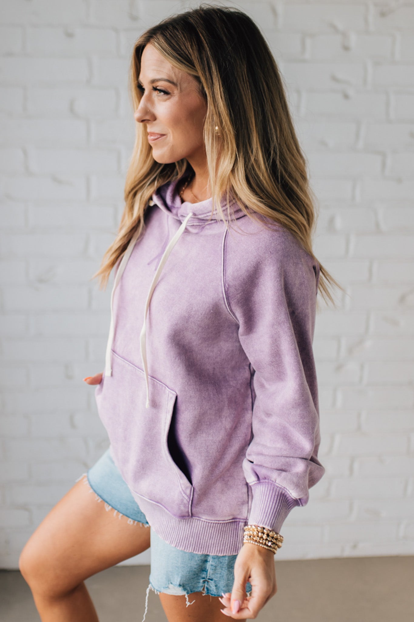 Acid Washed Fleece Hoodie（BUY 2 FREE SHIPPING)