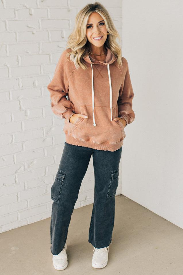 Acid Washed Fleece Hoodie（BUY 2 FREE SHIPPING)