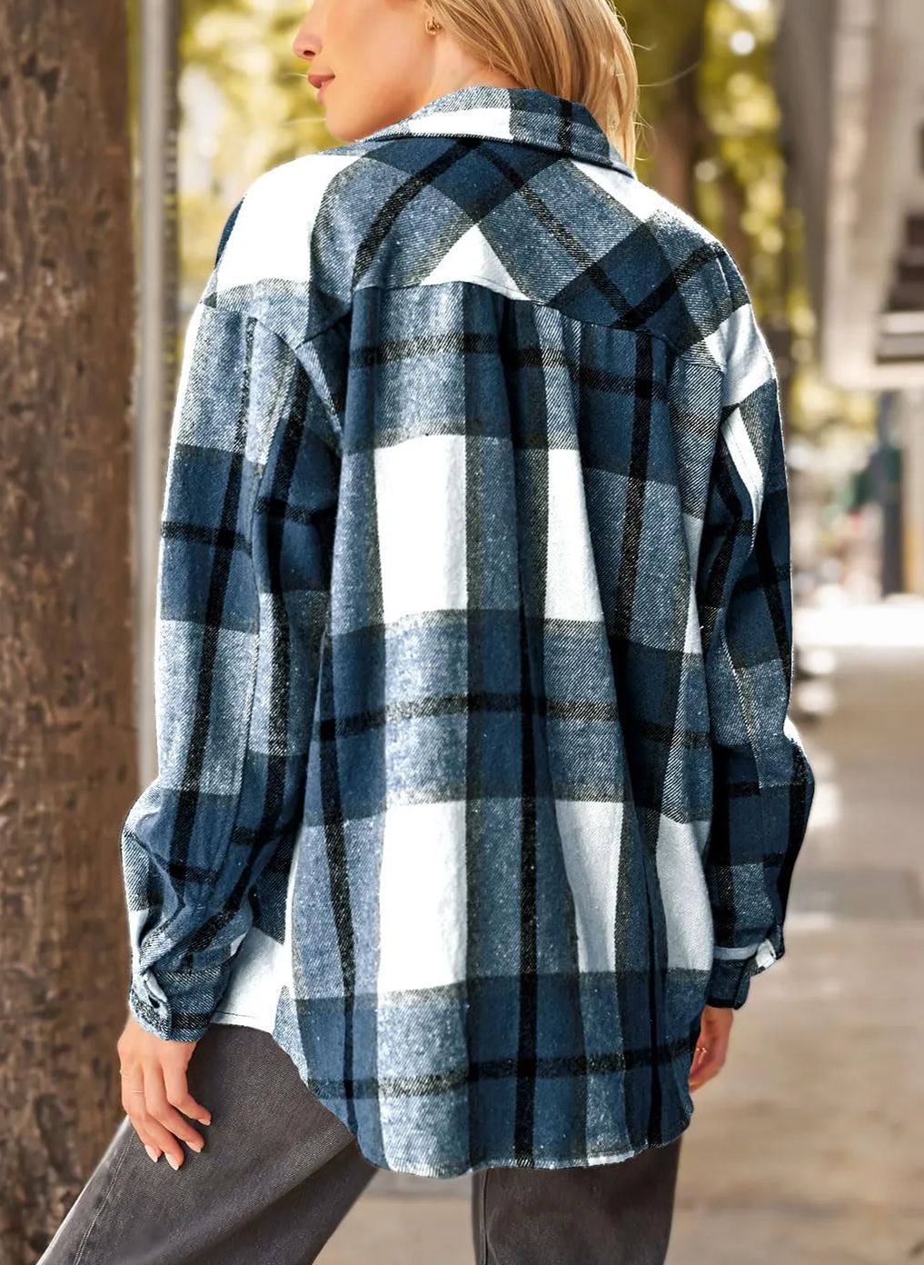 Hot Sale Women's Fall Flannel Plaid Button Down Shirts Jackets (BUY 2 FREE SHIPPING)