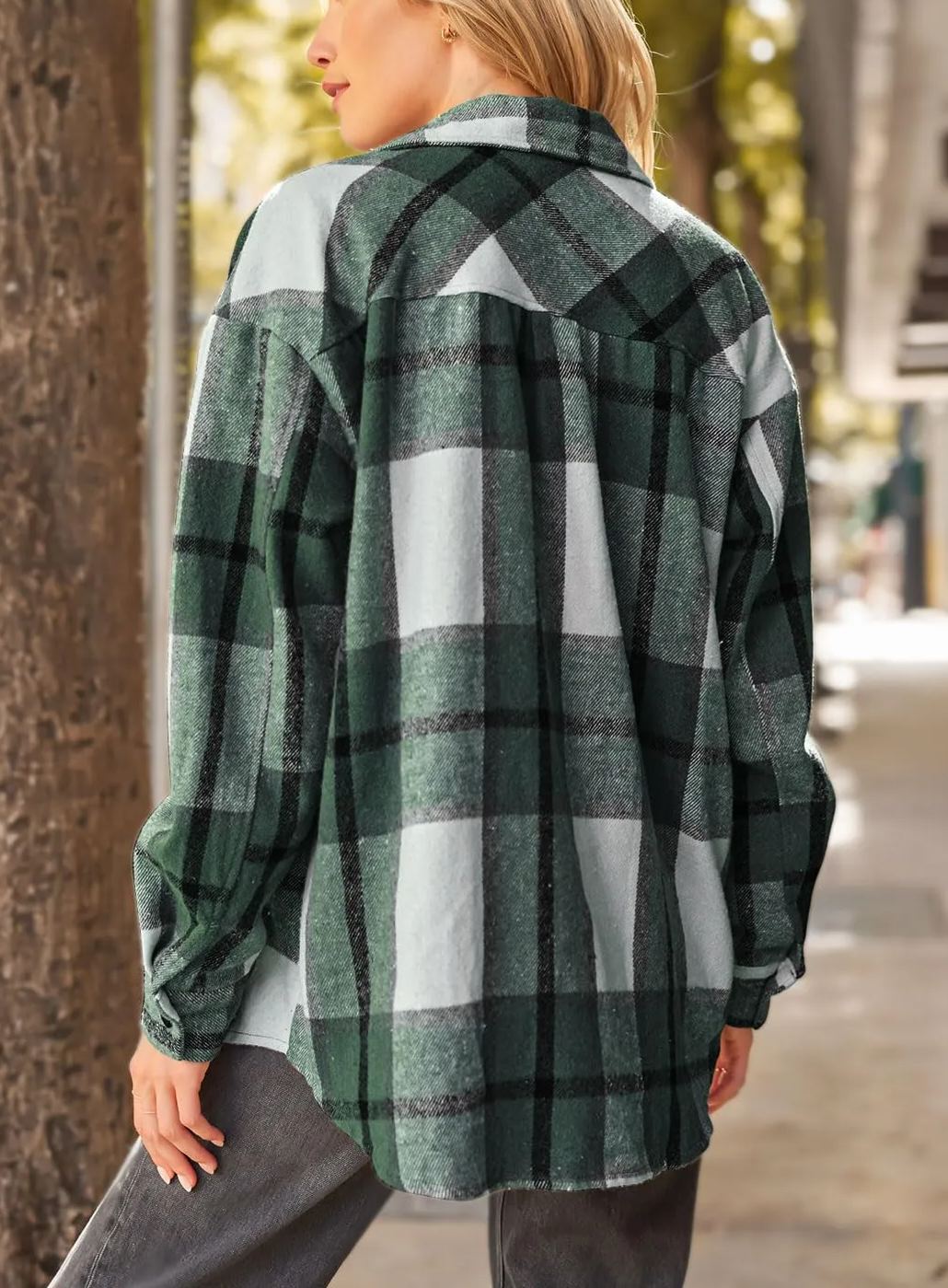 Hot Sale Women's Fall Flannel Plaid Button Down Shirts Jackets (BUY 2 FREE SHIPPING)