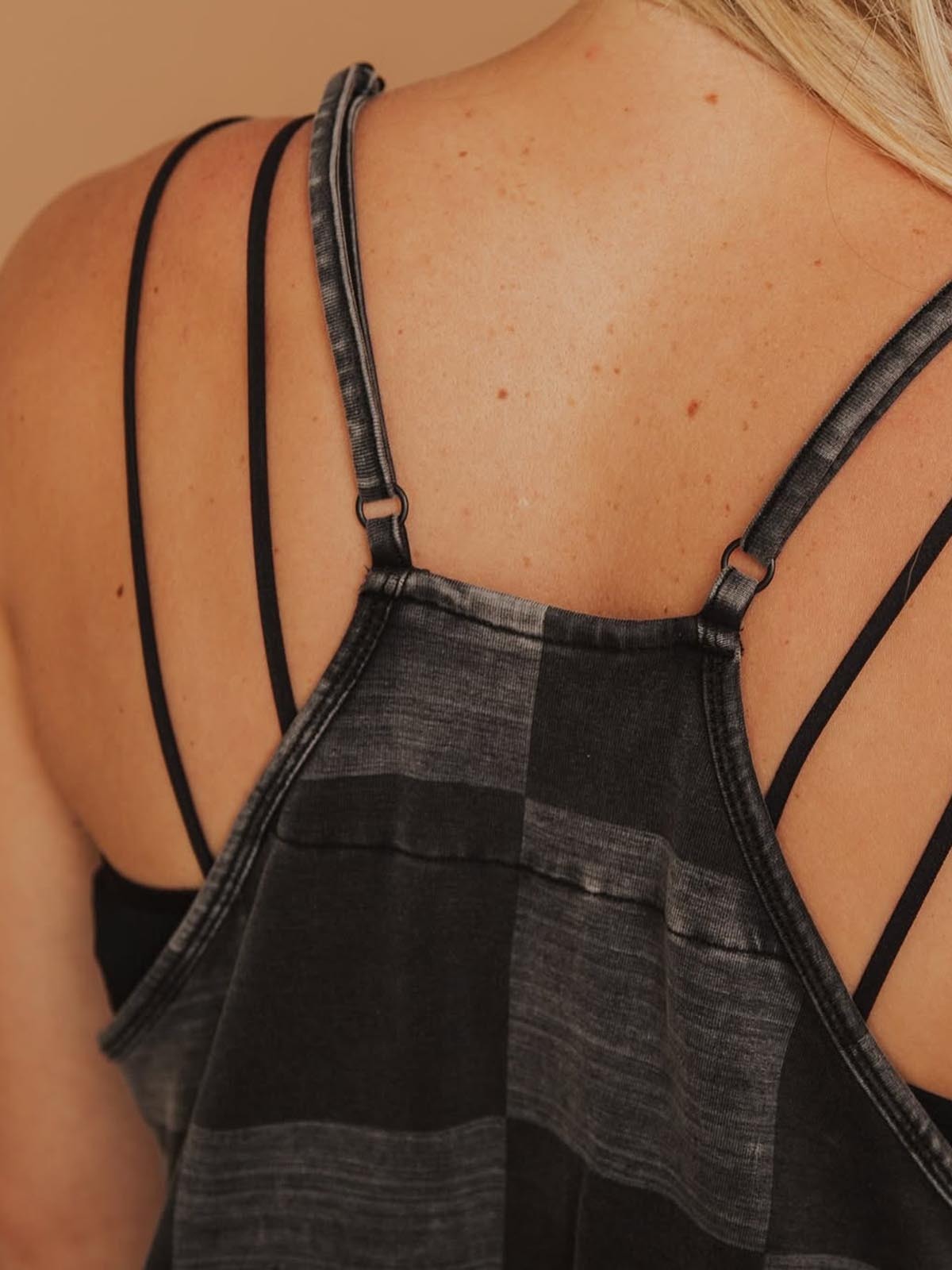 Women's Button Neck Suspender Jumpsuit Casual Overalls(BUY 2 FRRE SHIPPING)