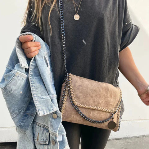 Suede clutch with chain(BUY 2 FREE SHIPPING)