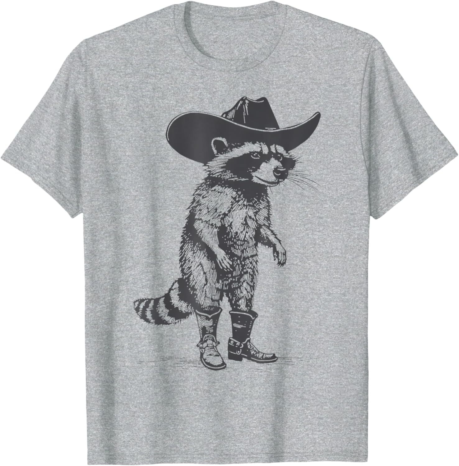 Vintage Western Country Raccoon Cowgirl Panda T-Shirt (buy 3 free shipping)