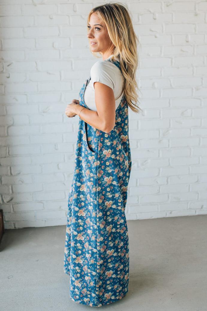 Vintage Rose Denim Overalls(BUY 2 FREE SHIPPING)