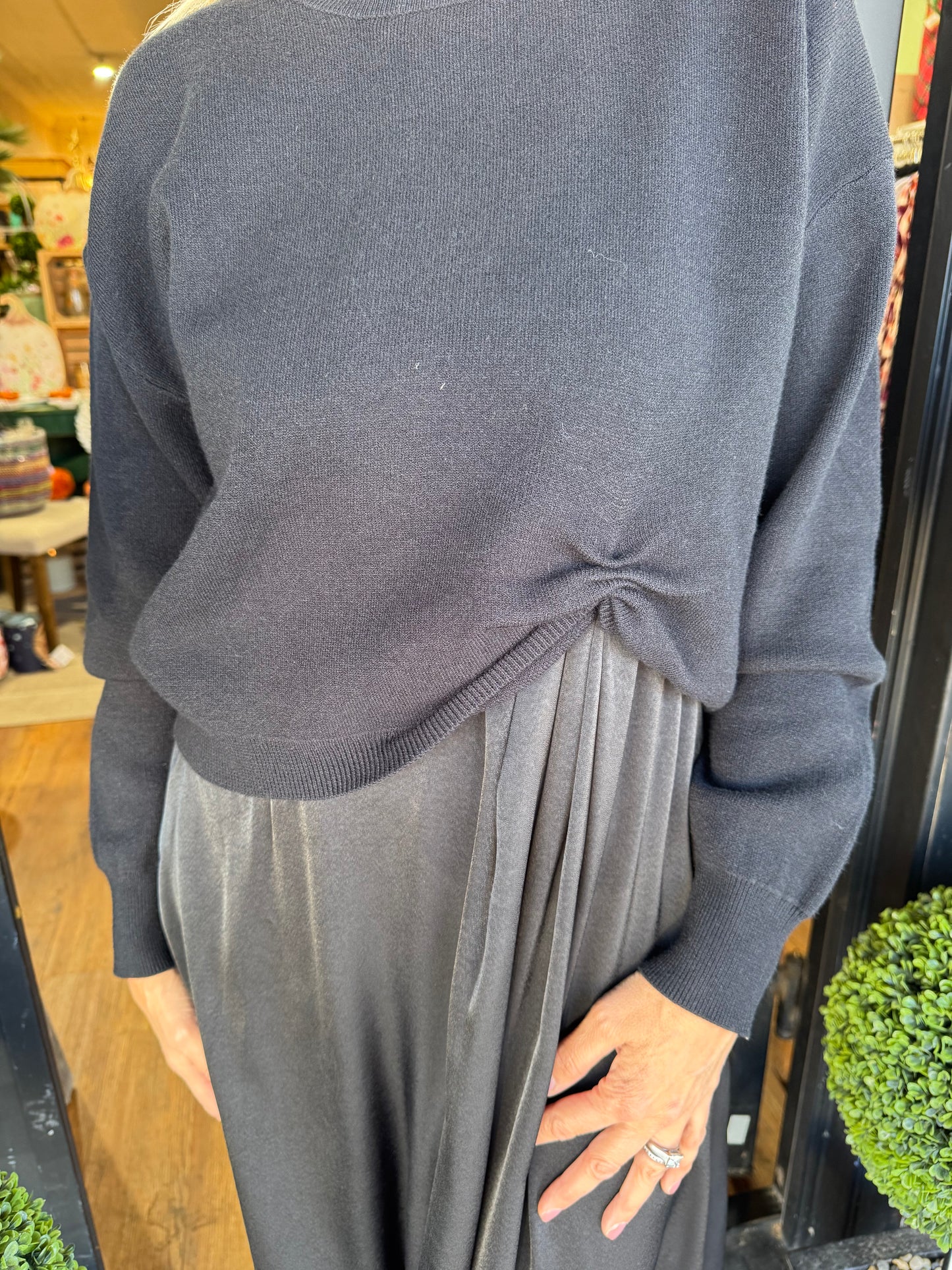 Elegant knitted top + sleeveless dress set（BUY 2 FREE SHIPPING)