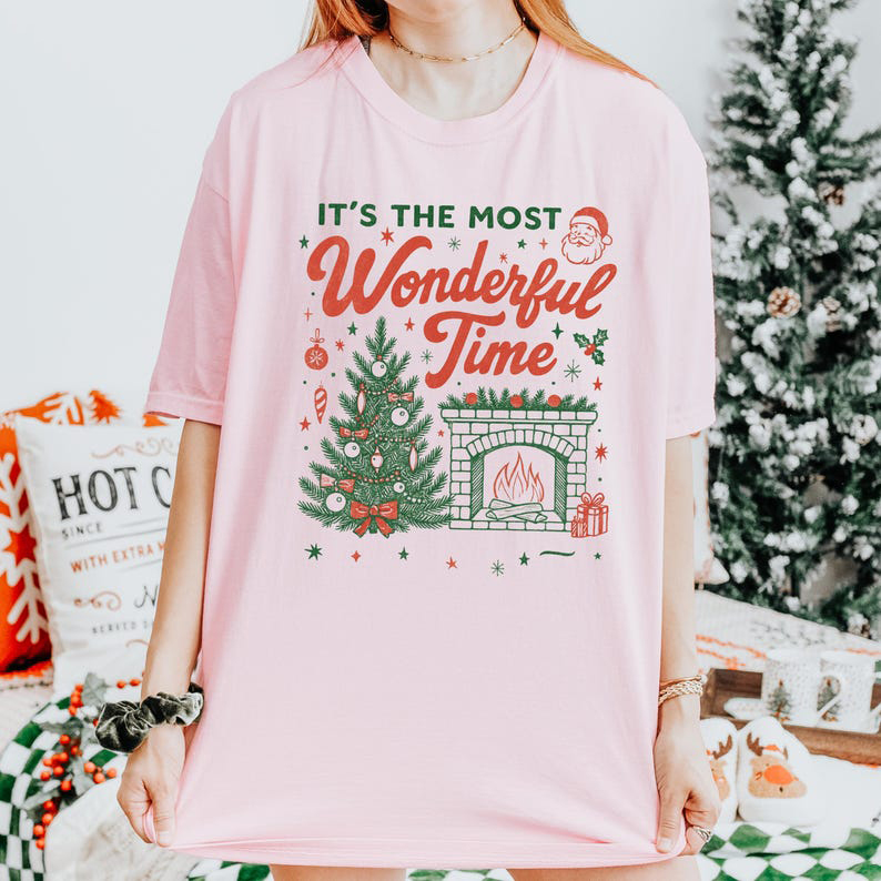"This is the best time" Christmas T-shirt（BUY 3 FREE SHIPPING)