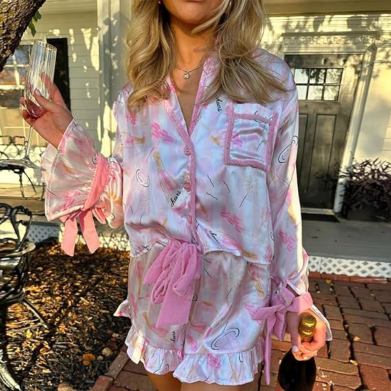 Women's Printed Two-Piece Pajama Set(BUY 2 FREE SHIPPING)