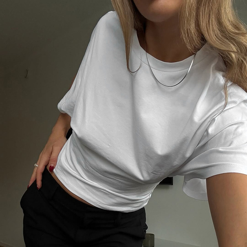 Elegant Slim Waist Short Sleeve T-Shirt（BUY 3 FREE SHIPPING)