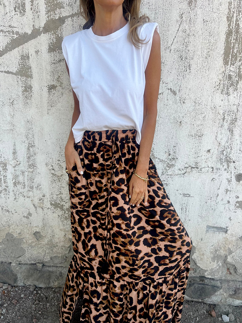 Women's Leopard Layered Strappy Dress (Buy 2 Free Shipping)