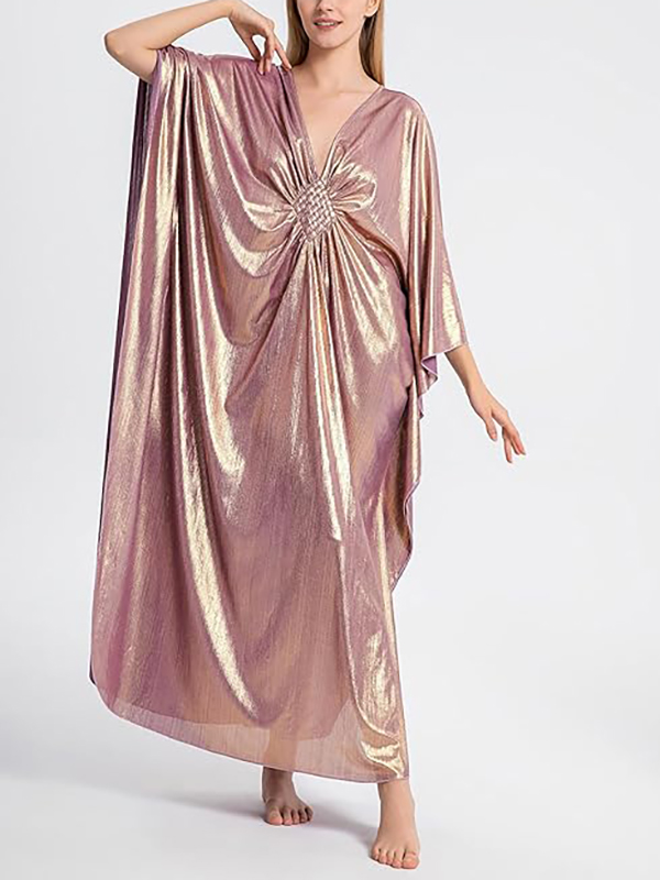 Sparkling Batwing Beach Cover-up Maxi Dress & Loungewear