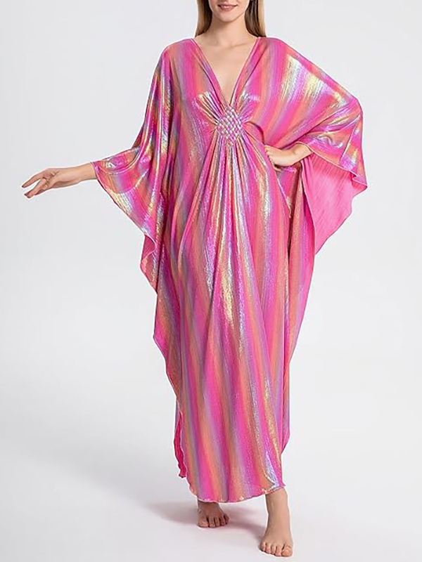 Sparkling Batwing Beach Cover-up Maxi Dress & Loungewear