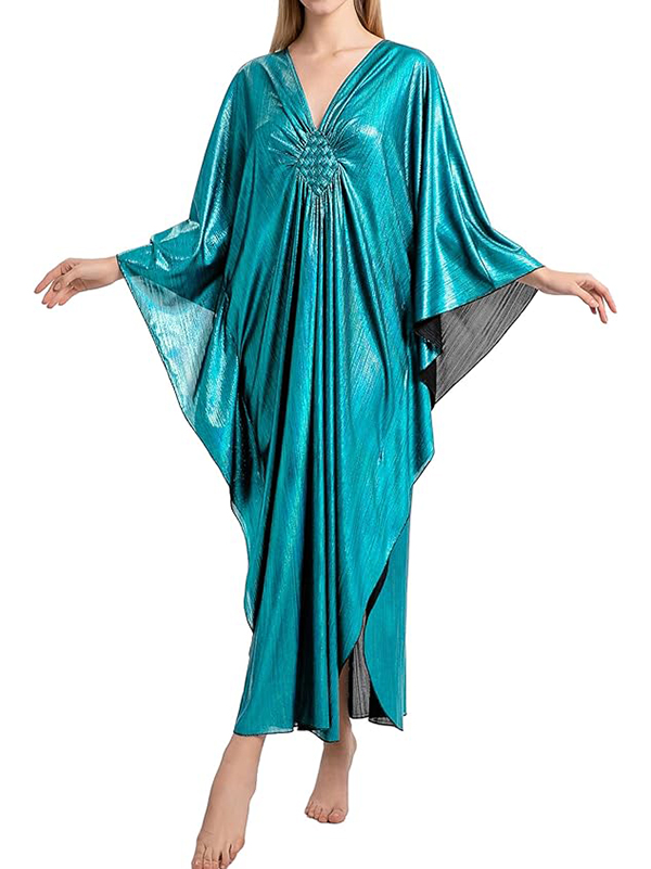 Sparkling Batwing Beach Cover-up Maxi Dress & Loungewear